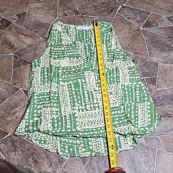 NWT Velvet by Graham & Spencer Rita Green Surplice Blouse Sz M - Picture 3 of 8